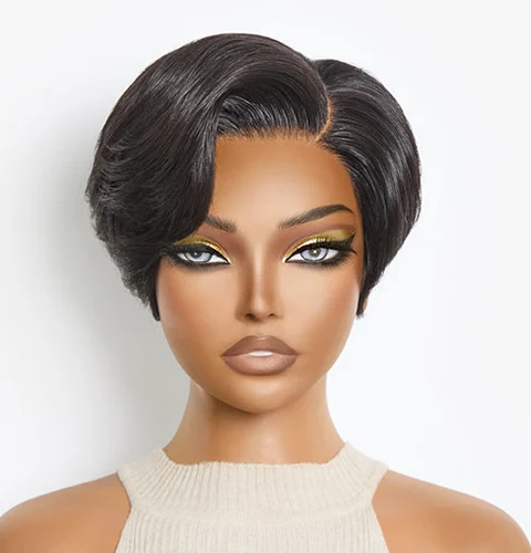 ANNIVERSARY ADD-ON | Affordable Pixie Cut Minimalist HD Lace Glueless Wig Pre-Cut Lace-24