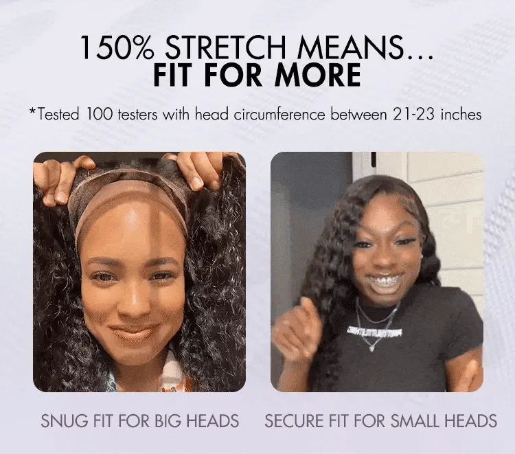AiryFit™ Scalp Care Wigs - Blonde Highlight Water Wave Snugfit Glueless 5x5 Closure Lace Long Curly Wig Pre-Cut Lace-18