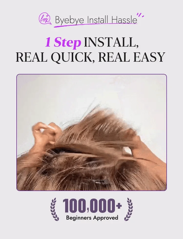 Ash Blonde Highlights Yaki Blunt Cut Bob Wig with Bangs Glueless Minimalist Lace Short Wig Breathable Cap-18