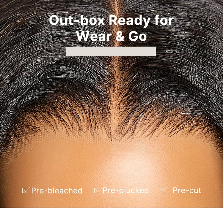 New Customers Only | 180% Density Light Kinky Straight Butterfly Cut Layered Glueless 7x6 Closure HD Lace Wig Pre-Cut Lace-18