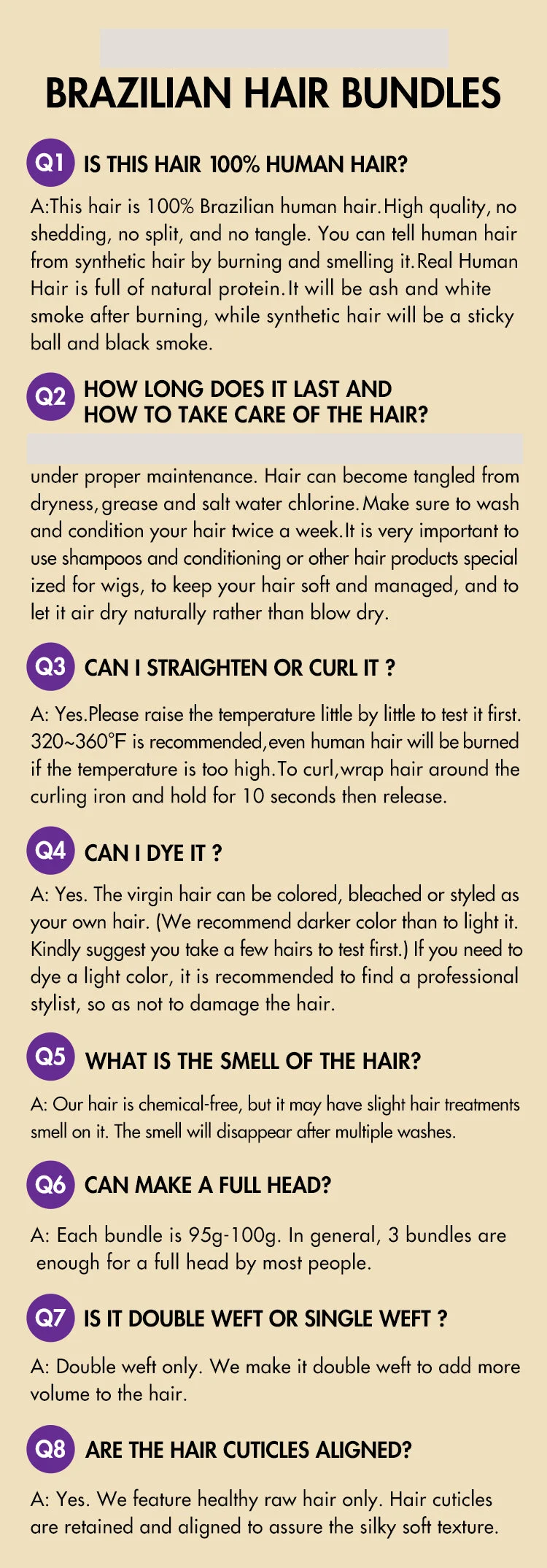 Too Easy Texture™ Yaki Straight 100% Virgin Human Hair Bundles 1pc / 3pcs - US Only-09