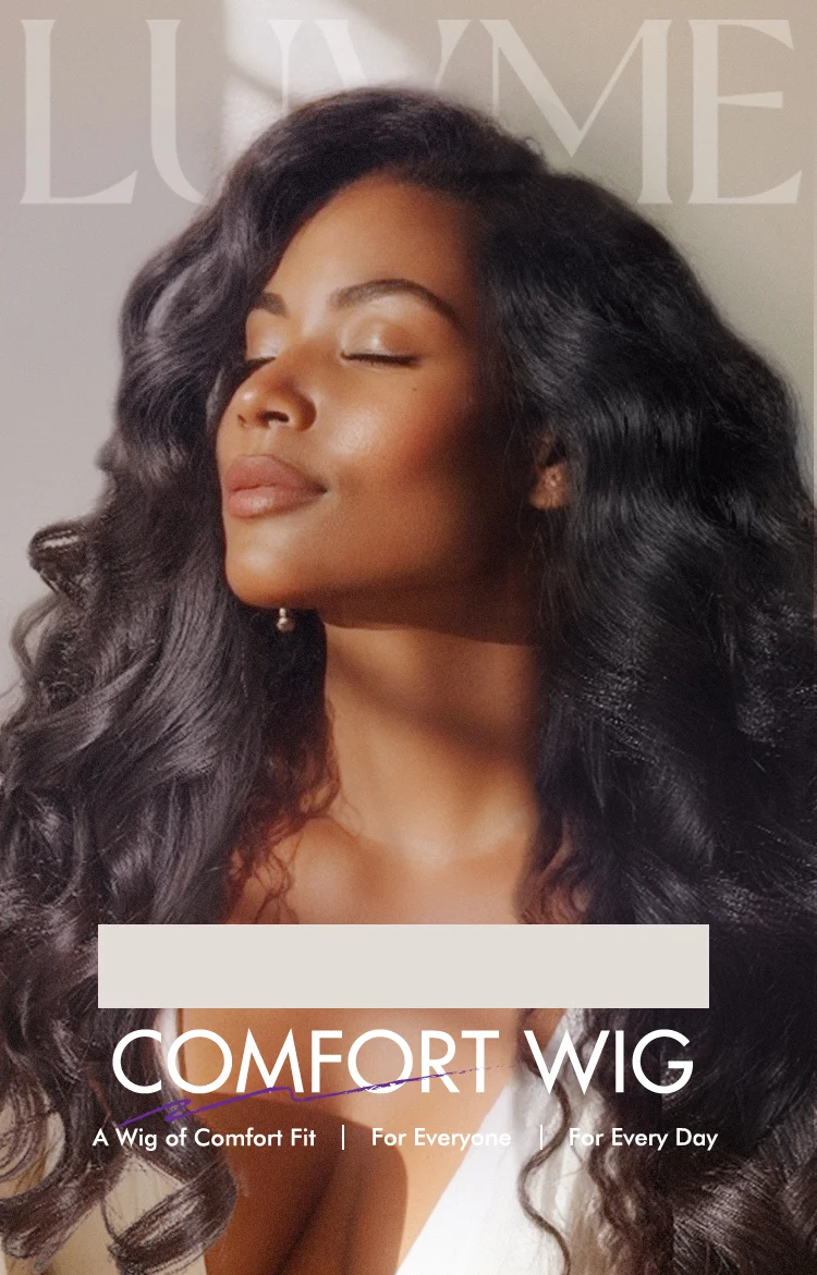 All-Day Comfort Black with Honey Blonde Highlights Yaki Straight 7x6 Closure HD Lace Glueless Wig Pre-Cut Lace