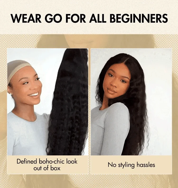 Super Bohemian Curly Left C Part Glueless 5x5 Closure HD Lace Ready to Go - US ONLY-11