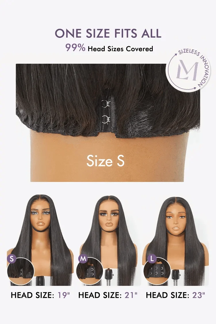 All-Day Comfort™ Wig Ombre Brown Silky Blunt Cut Bob Glueless 7x6 Closure HD Lace Wig Pre-Cut Lace-15
