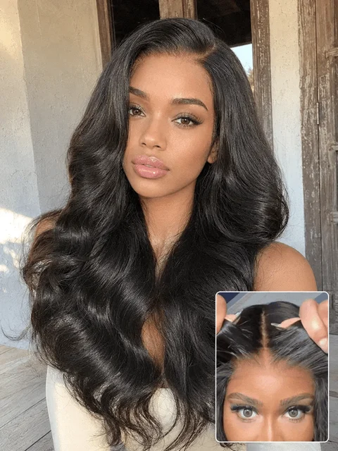 All-Day Comfort™ Wig PartingMax Glueless 7x6 Closure HD Lace Loose Body Wave Long Wig Pre-Cut Lace-166