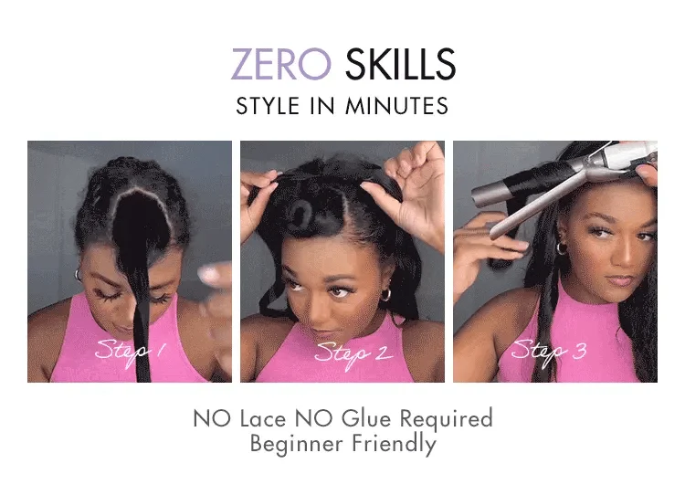 Silky Straight U Part Quick & Easy Affordable 100% Human Hair Wig-09