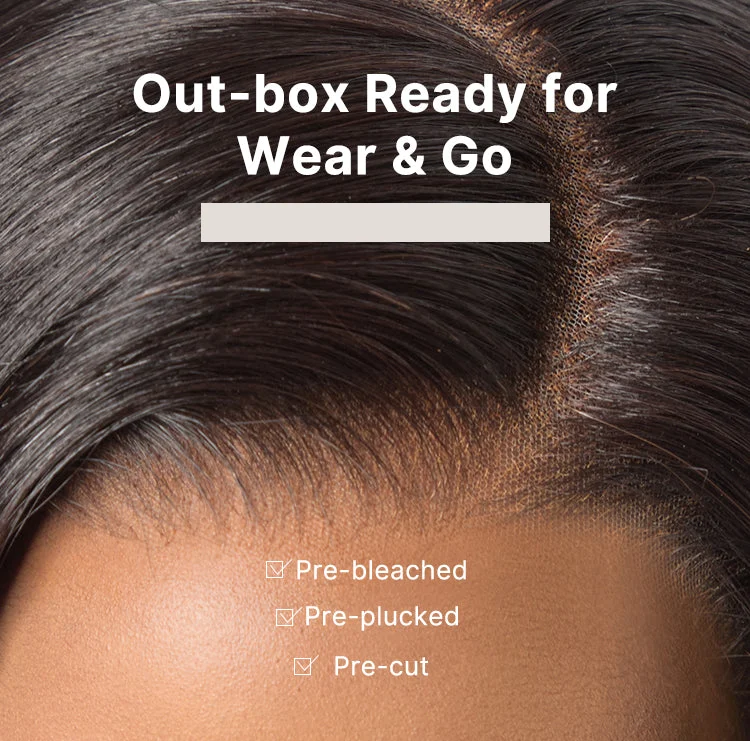 All-Day Comfort™ Wig Blonde Highlight Blunt Cut Bob Glueless Minimalist HD Lace Short Bob Wig Pre-Cut Lace-33