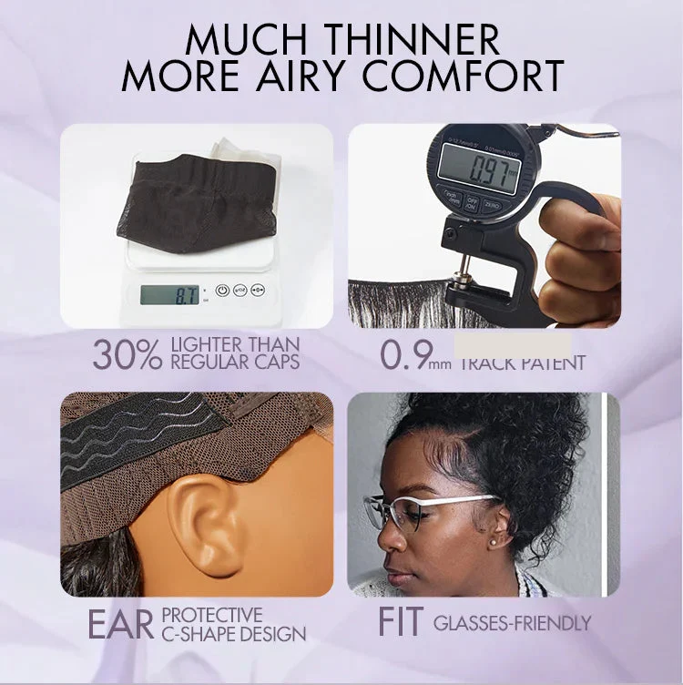 much thinner more airy comfort wig cap