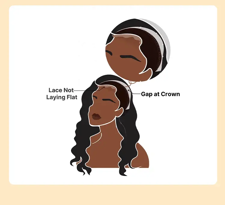 MyOwn-Fit PartingMax Glueless Personalized Comfort Wig 250% Density Bone Straight with Baby Hair 7x6 Closure HD Lace Wig Pre Cut & Plucked & Bleached Ready to Go-17