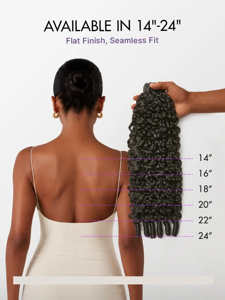 Burmese Curly Finger Coil Ends Seamless Clip in Extensions Real Human Hair Pieces 135g 9pcs / 7pcs with Free Gift-17
