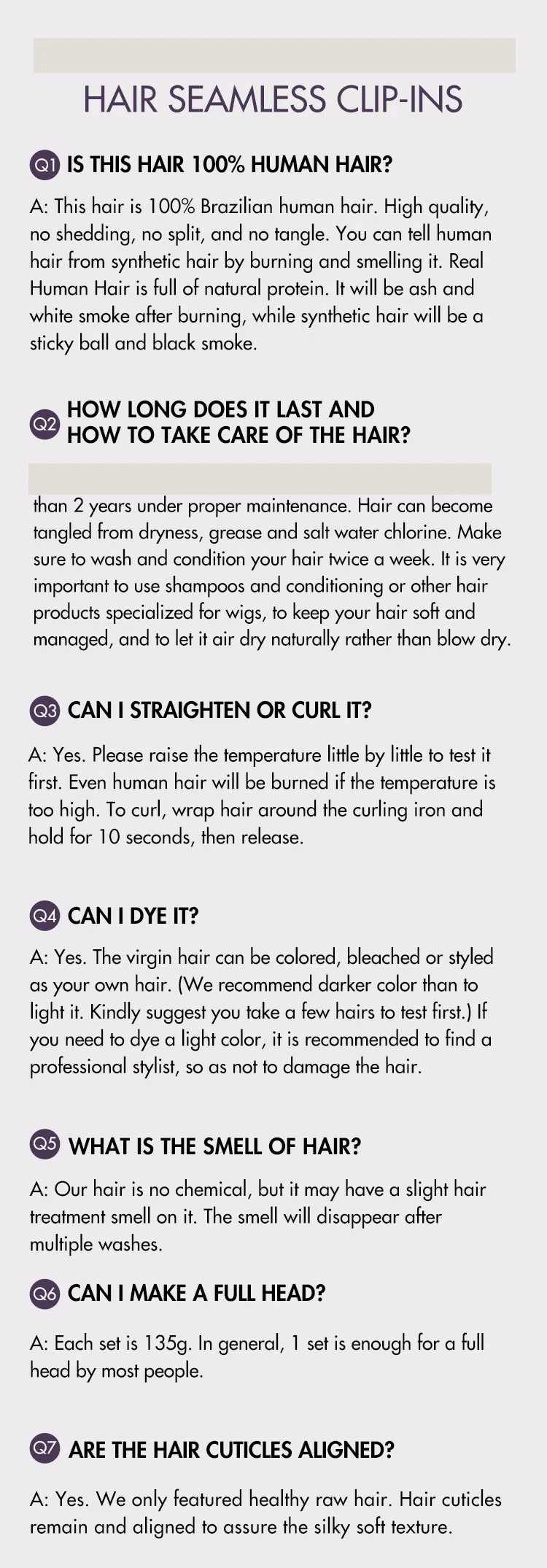 Full Hair Kinky Straight Seamless Clip in Human Hair Extensions Hair Pieces 135g 9pcs / 7pcs with Free Gift - Limited Offer-16