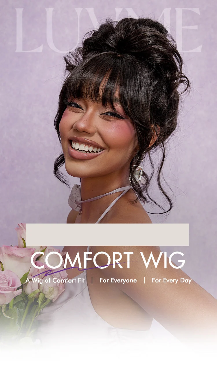New Customers Only | All-Day Comfort™ Wig 180% Density Loose Body Wave Glueless 7x6 Closure HD Lace Human Hair Wig with Bangs Pre-Cut Lace-22