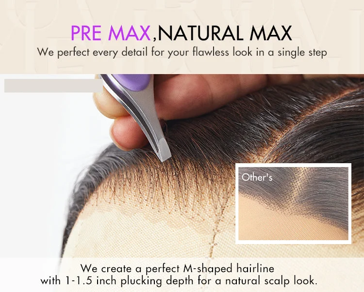 1 SEC INSTALL WIG | Gorgeous Natural Black Loose Wave 5x5 Closure Lace Glueless Short Wig 100% Human Hair | Large & Small Cap Size-16
