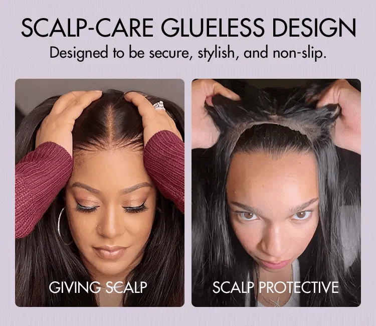 scalp care glueless wig design