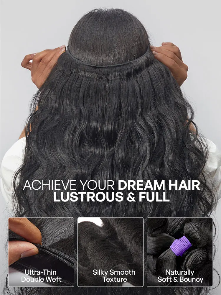 3pcs Body Wave / Water Wave / Deep Wave / Yaki Straight / Silky Straight 100% Virgin Human Hair Bundles-59