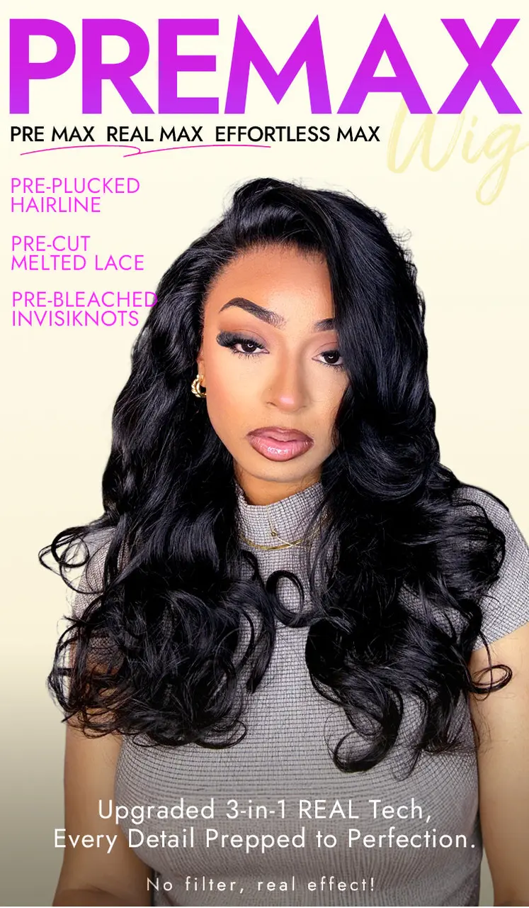 PreMax 2.0 Wigs - Nature Max Loose Body Wave Ear-to-ear Glueless 13x6 Frontal HD Lace C Part Wig-28