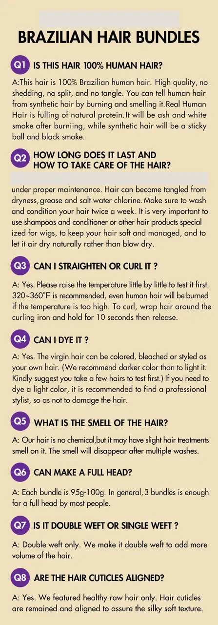 Upgraded Brazilian Hair | Straight / Body Wave 100% Virgin Human Hair Bundles 1pc / 3pcs-18