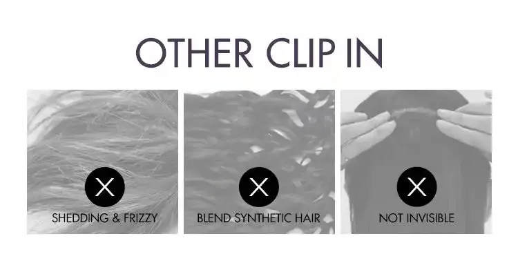 the shortcoming of other clip in hair extension
