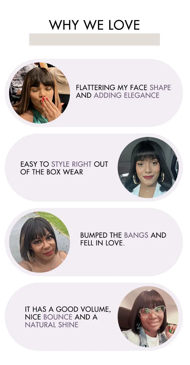 Graceful Natural Black Body Wave with Bangs 5x5 Closure Lace Glueless C Part Long Wig 100% Human Hair-04