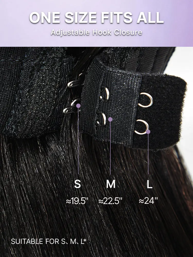 180% Density Light Kinky Straight Butterfly Cut Layered / Kinky Body Wave Glueless 7x6 Closure HD Lace Wig Pre-Cut Lace-38