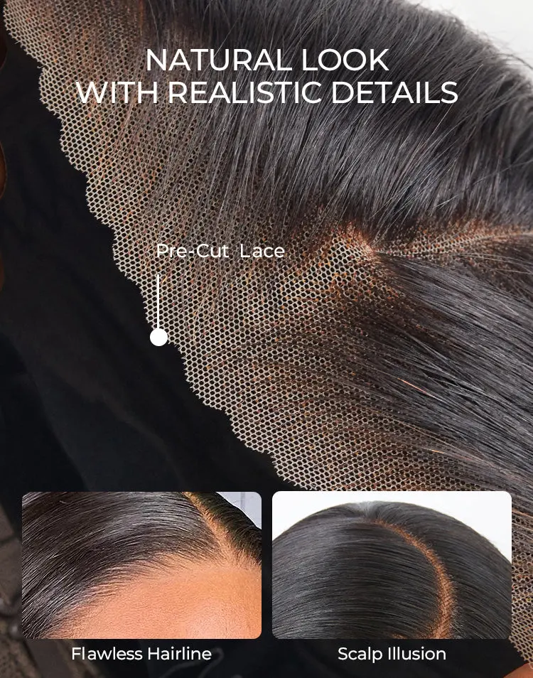 180% Density Honey Blonde Highlight Silky Straight Glueless 5x5 Closure HD Lace Long Wig-10