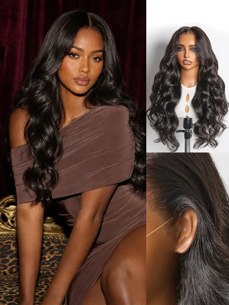 NatureMAX™ loose wave 13x4 HD lace front wig with glueless ear-to-ear design and adjustable drawstring cap