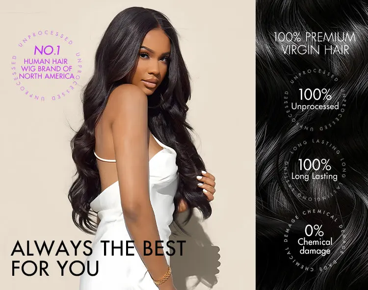 Brown Blonde Ombre Body Wave 5x5 Closure HD Lace Glueless Side Part Wig 100% Human Hair-01