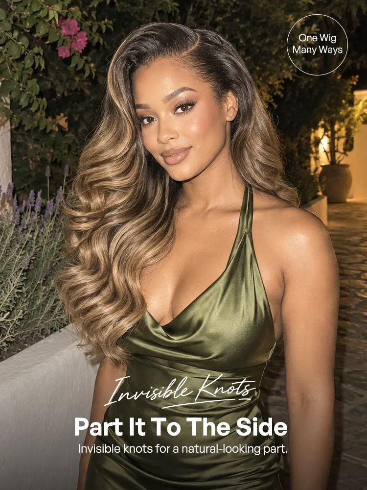 OriginalLive Hair 180% / 250% Density Honey Blonde Highlight Loose Wave Glueless 13x6 HD Lace Front Wig Pre-Cut Lace Flexi-Fit Drawstring Cap-12