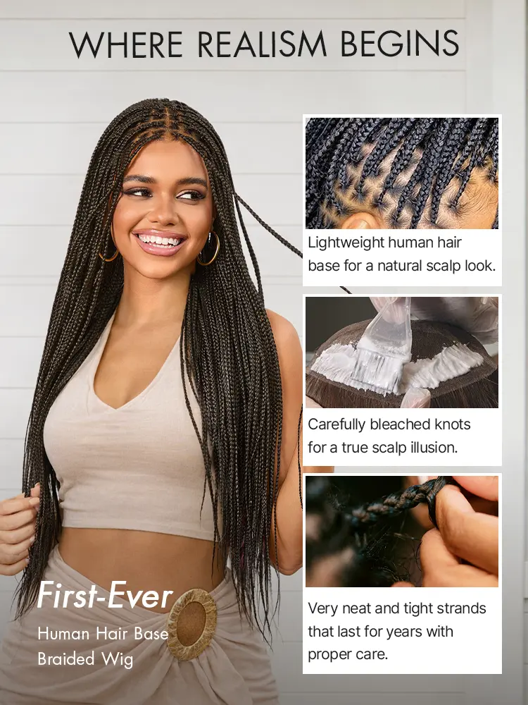 OwnScalp Salon Braids Super Natural Scalp Full HD Lace Knotless Box Braided Wig Flexi-Fit Invisi Drawstring Cap-17