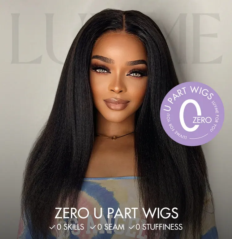 Deep Wave U Part Quick & Easy Affordable 100% Human Hair Wig-08