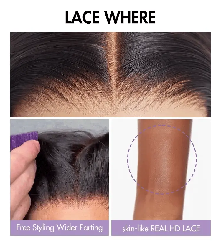 Upgraded Brazilian Hair | 3 Bundles with 5x5 HD Lace Closure Virgin Hair (Straight / Body Wave)-18