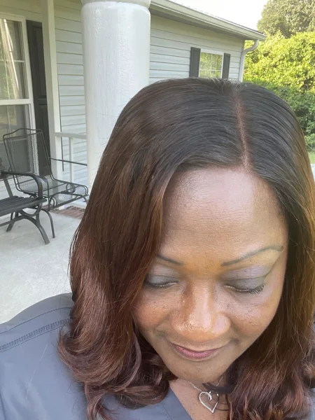 Customer hair photo for this style or product family