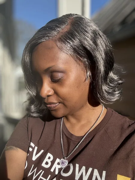Customer hair photo for this style or product family