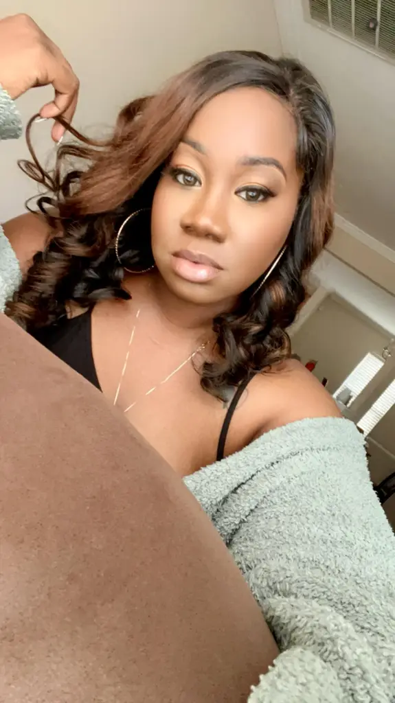 Hair review photo shared by Brittany
