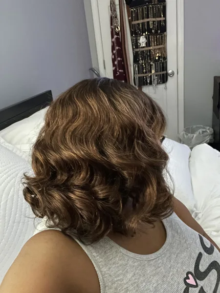 Customer hair photo for this style or product family