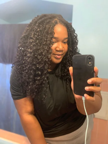 Customer hair photo for this style or product family