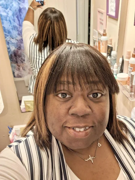 Customer hair photo for this style or product family
