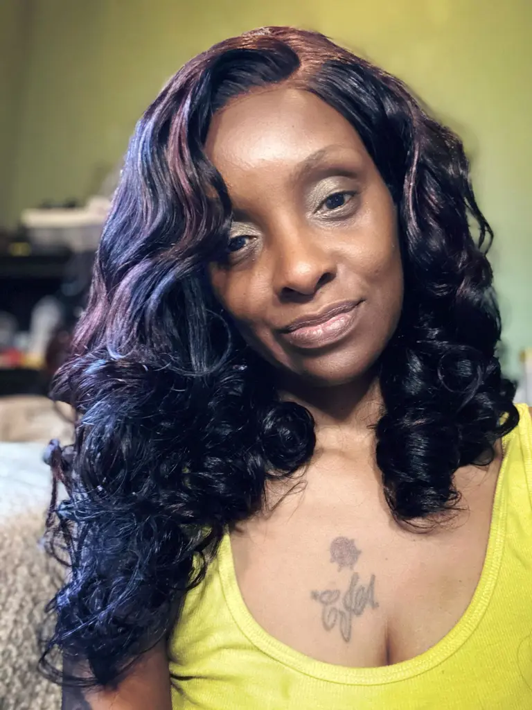 Customer hair photo for this style or product family