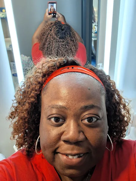 Customer hair photo for this style or product family