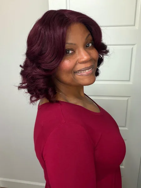 Customer hair photo for this style or product family