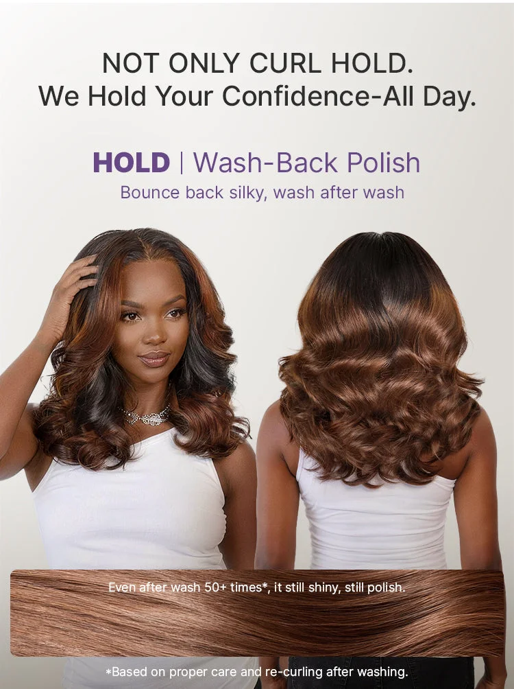 All-Day Curl Hold Premier Grade Hair Ombre Brown Body Wave CuticleAlign PartingMax Glueless 7x6 HD Lace Wig Pre-Cut Lace-19