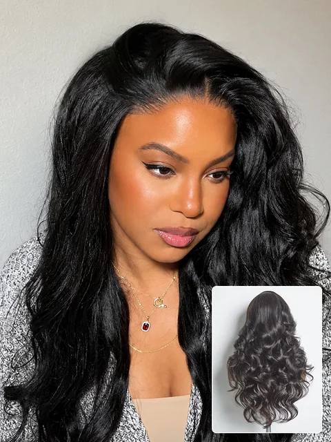 All-Day Comfort 250% Density Glueless 7x6 Closure HD Lace Loose Body Wave Long Wig Pre-Cut Lace-19