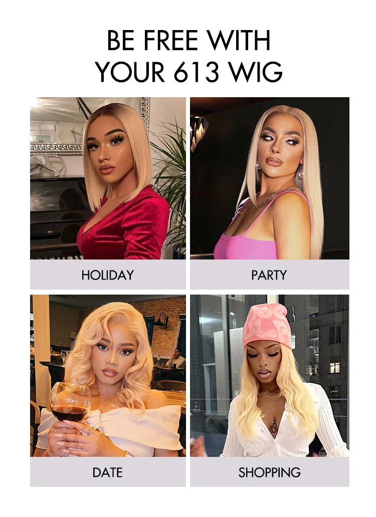 PreMax Wigs - 180% Density Easily Redyed 613 Silky Straight 5x5 Closure HD Lace Glueless Mid Part Long Wig Pre-cut & Plucked & Bleached-04