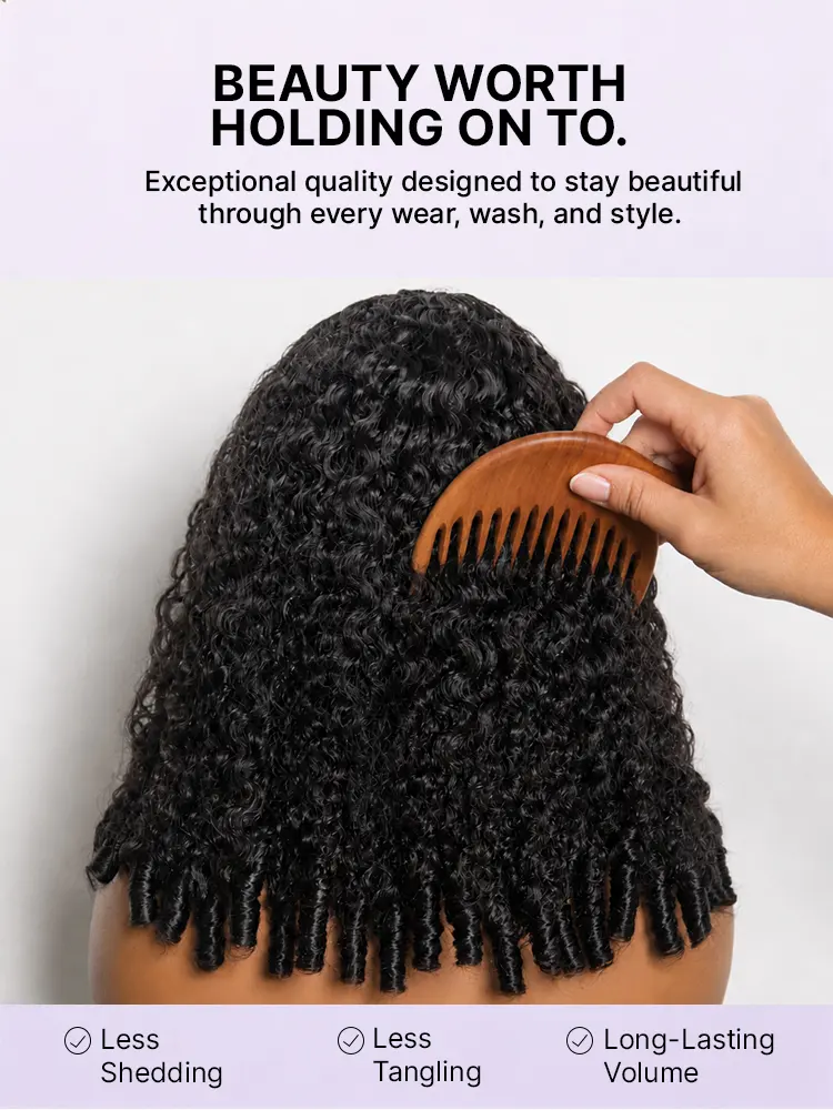 1pc Soft & Voluminous Burmese Curly 100% Virgin Human Hair Bundles