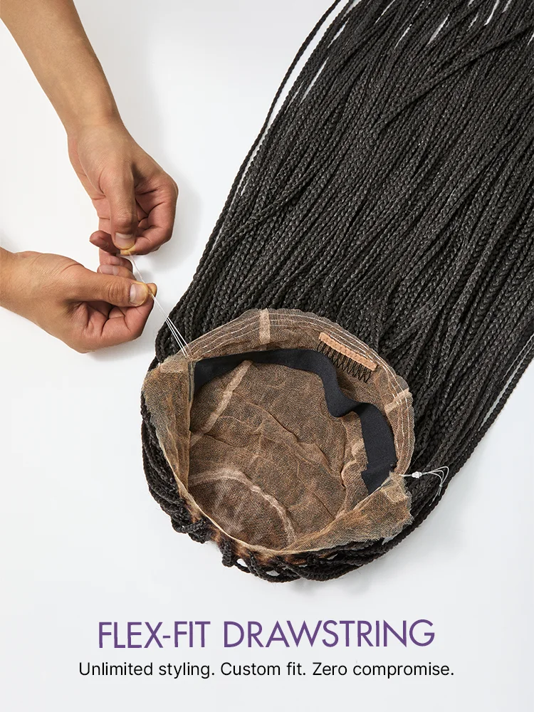 OwnScalp Salon Braids Super Natural Scalp Full HD Lace Knotless Box Braided Wig Flexi-Fit Invisi Drawstring Cap-21