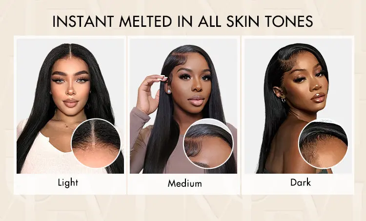 Effortless Elegance Copper Highlight / Natural Black Bouncy Curly Wig Minimalist HD Lace Glueless Wig Pre-Cut Lace-25