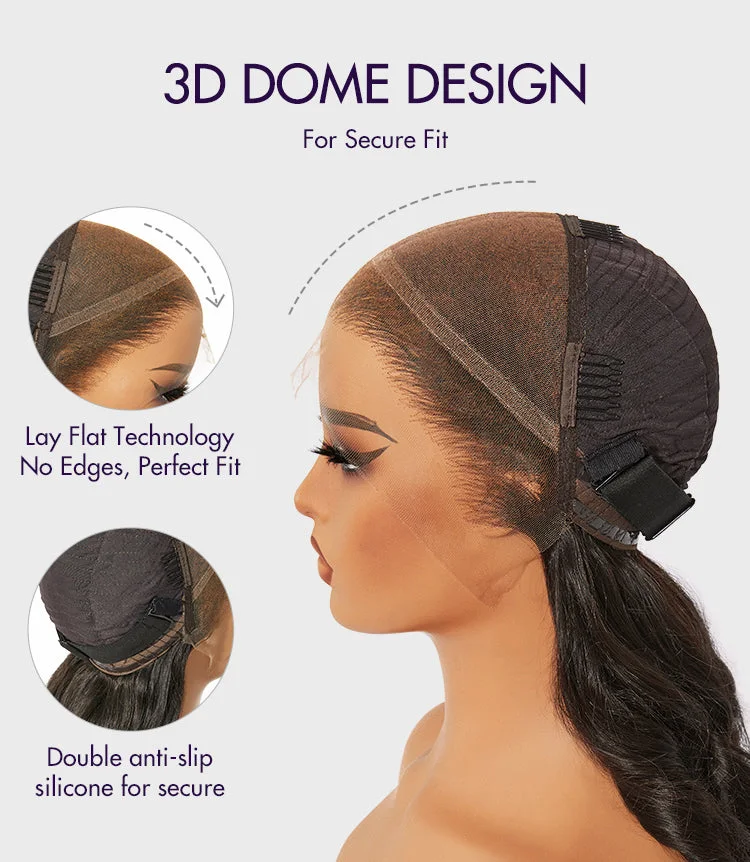 PreMax Wigs - Nature Max Yaki / Silky Bob Ear-to-Ear Glueless 13x6 Frontal HD Lace Short Bob Wig-26