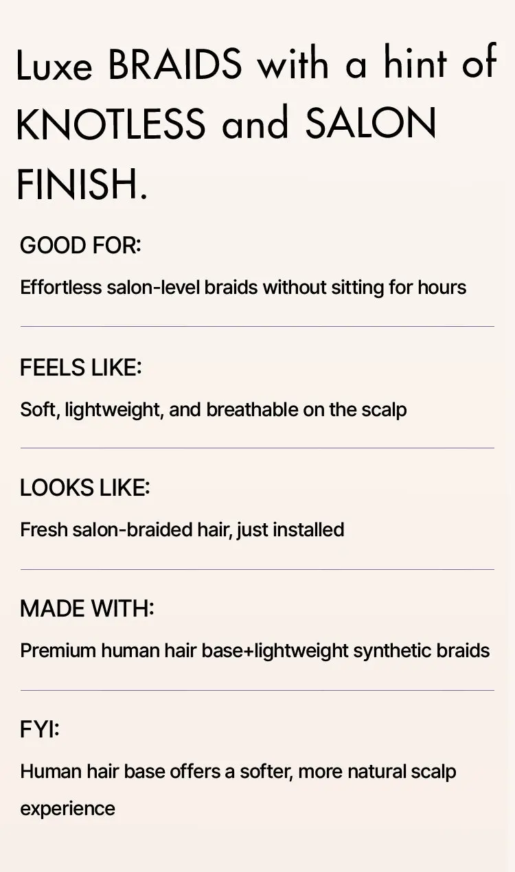 OwnScalp™Ombre Honey Blonde French Curl Knotless Boho Braids HD Full Lace Long Wig Flexi Fit Invisi Drawstring Cap - US Only-93