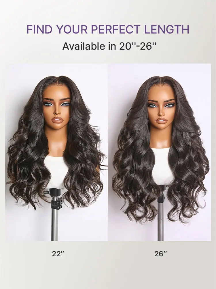 All-Day Curl Hold™ Premier Grade Hair SilkShield™ PartingMax Loose Wave Glueless 7x6 HD Lace Long Wig Pre-Cut Lace-25