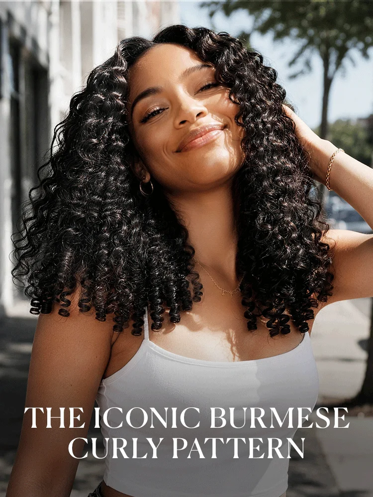 All-Day Comfort Wig 180% Density Burmese Curly Finger Coil Ends PartingMax Glueless 7x6 Closure HD Lace Wig Pre-Cut Lace-15